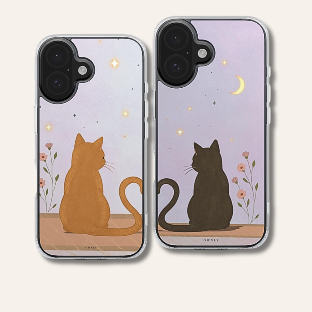 Midnight Cat - Clear Cover Magsafe