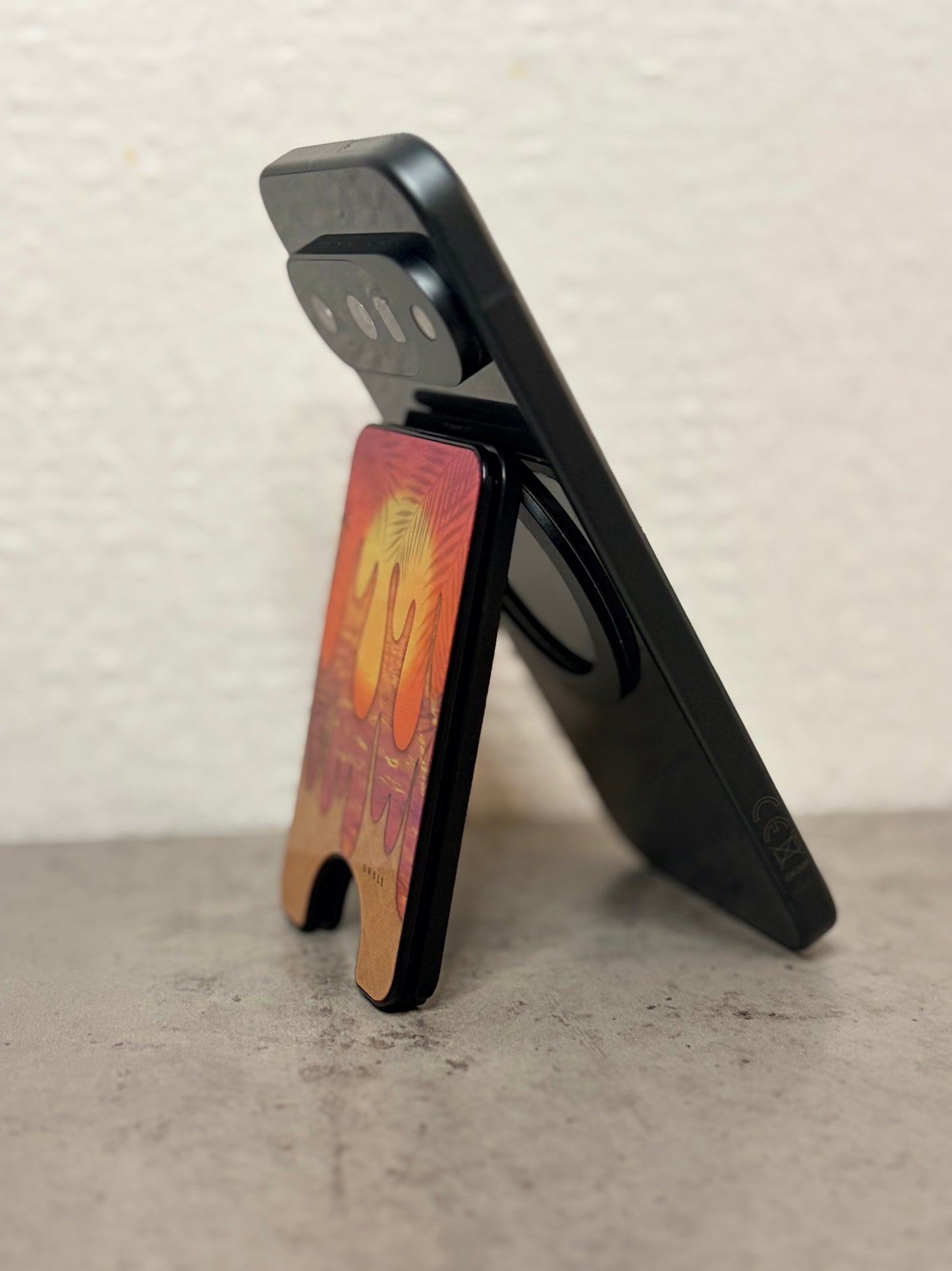 Sunset Drip - Magnetisk Kortholder