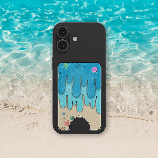 Ocean Drip - Magnetisk Kortholder