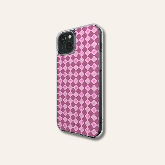 Pink Bow Club - Clear Cover MagSafe