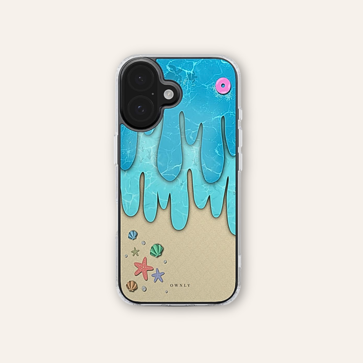 iphone clear case magsafe ocean drip