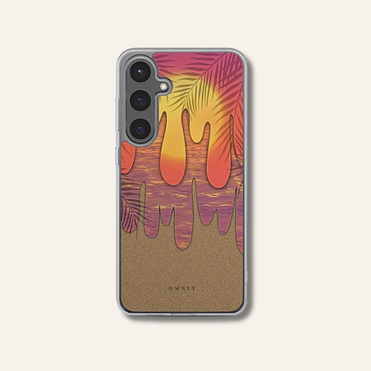 Sunset Drip - Samsung Clear Cover