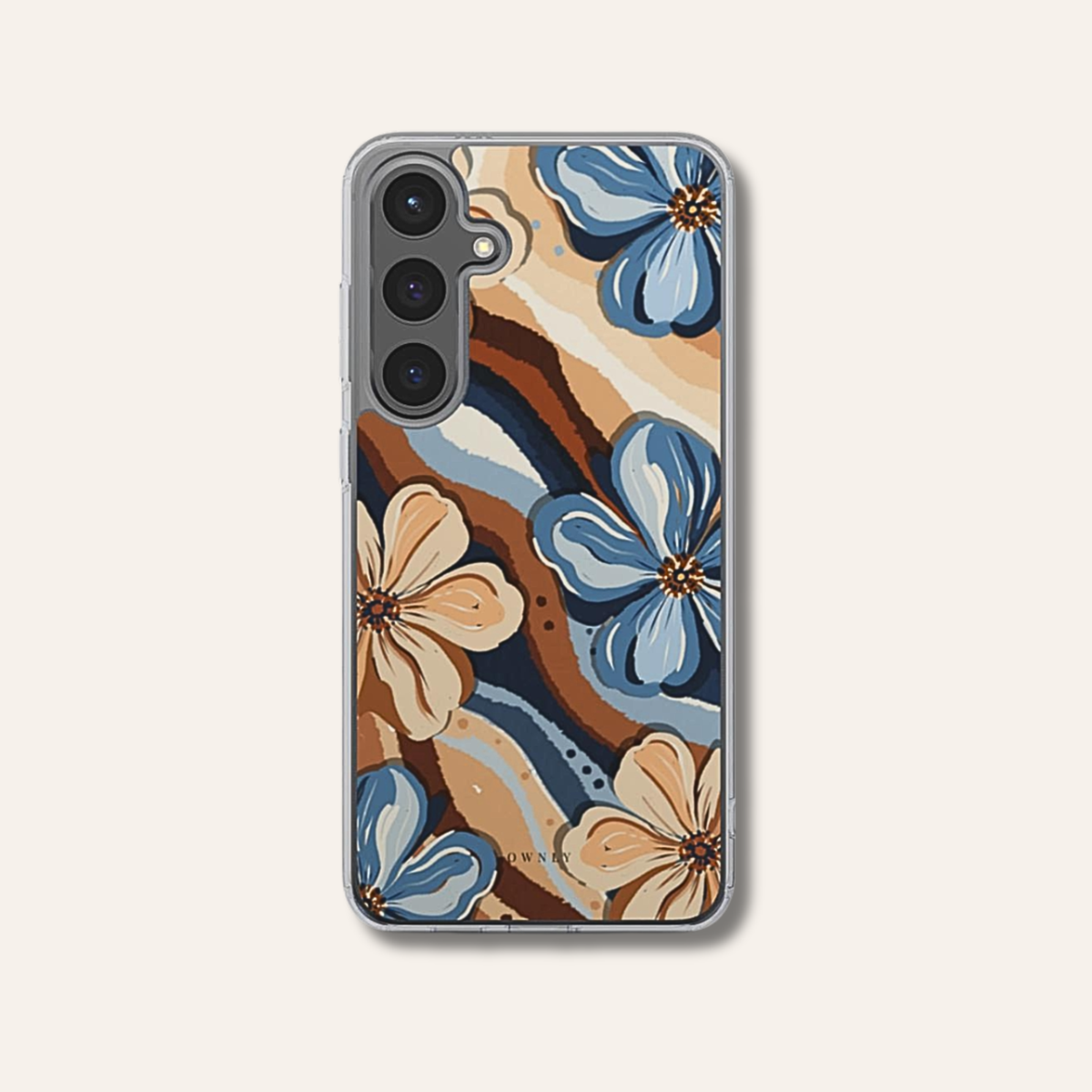 Midnight Bloom - Samsung Clear Cover