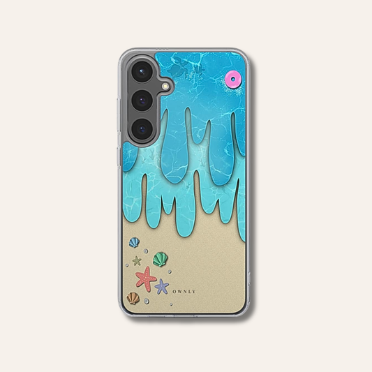 Ocean Drip - Samsung Clear Cover