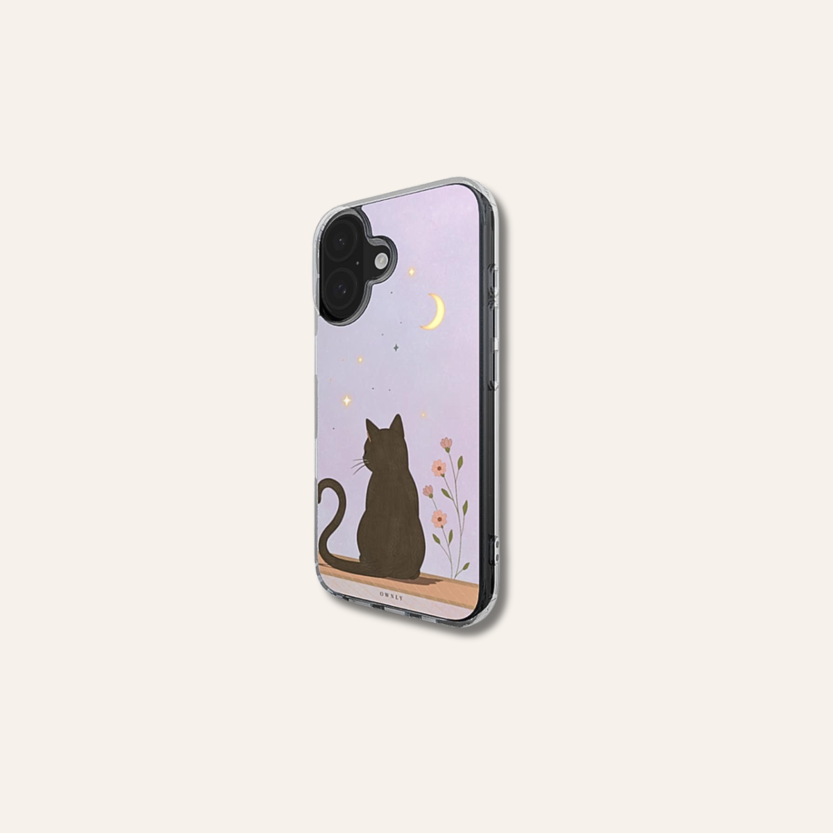 Midnight Cat - Clear Cover Magsafe