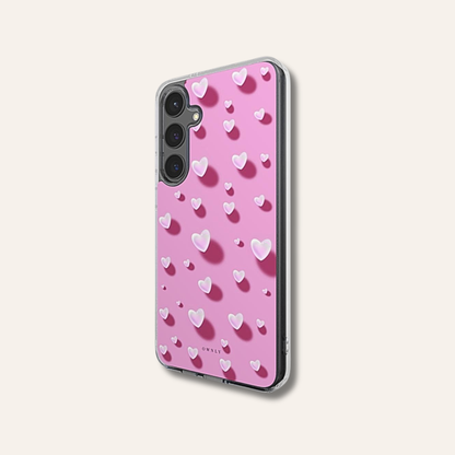 Heart Pop - Samsung Clear Cover