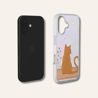 Golden Cat - Clear Cover MagSafe