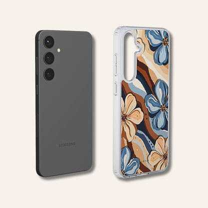 Midnight Bloom - Samsung Clear Cover
