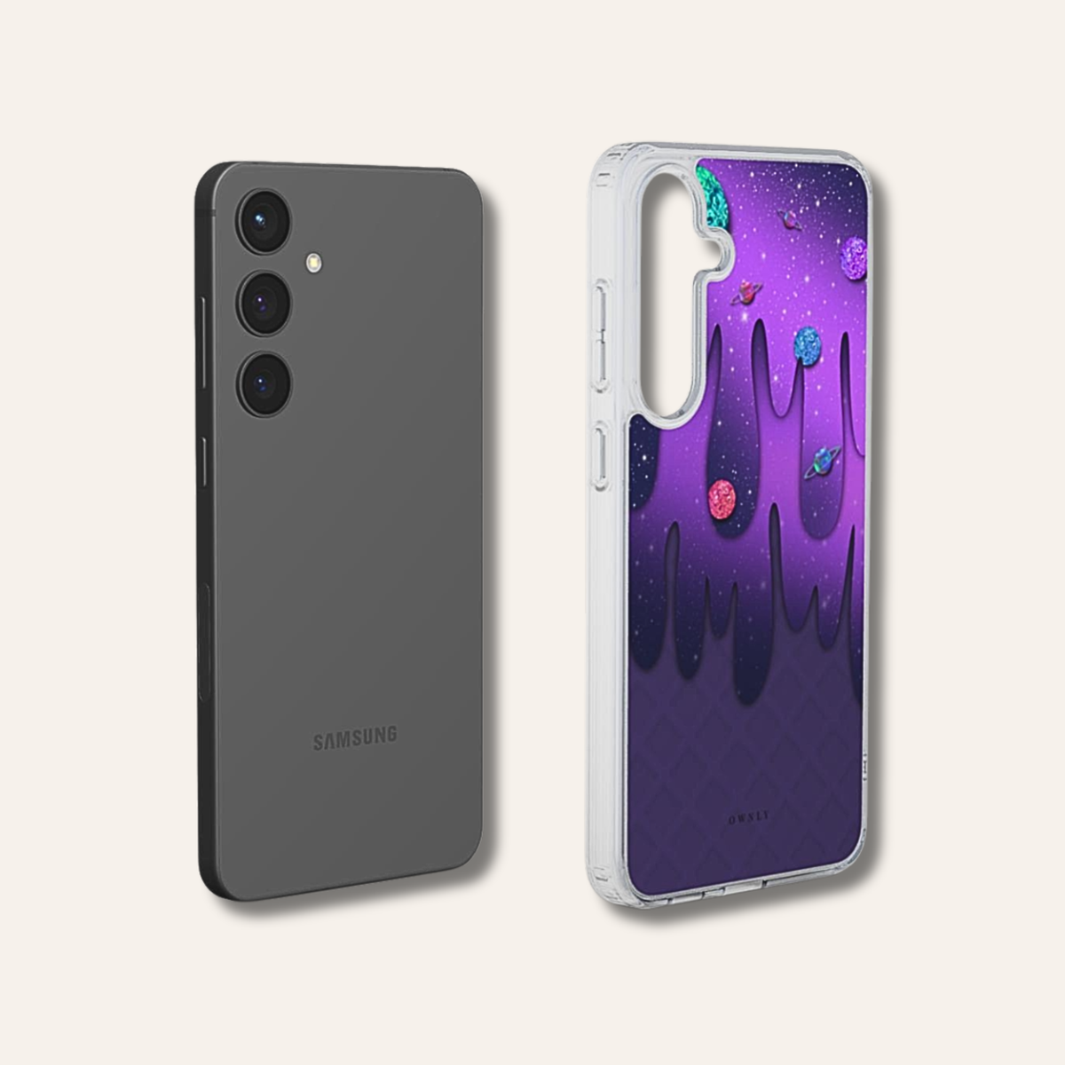 Galaxy Drip - Samsung Clear Cover