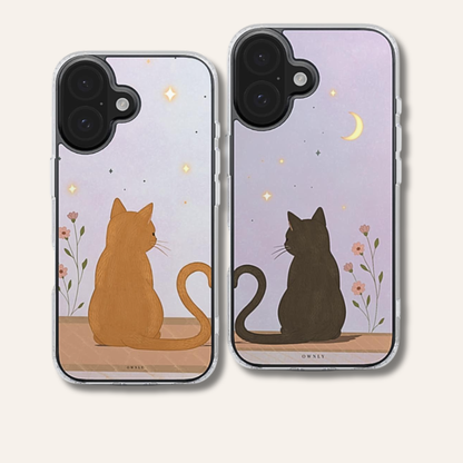 Golden Cat - Clear Cover MagSafe