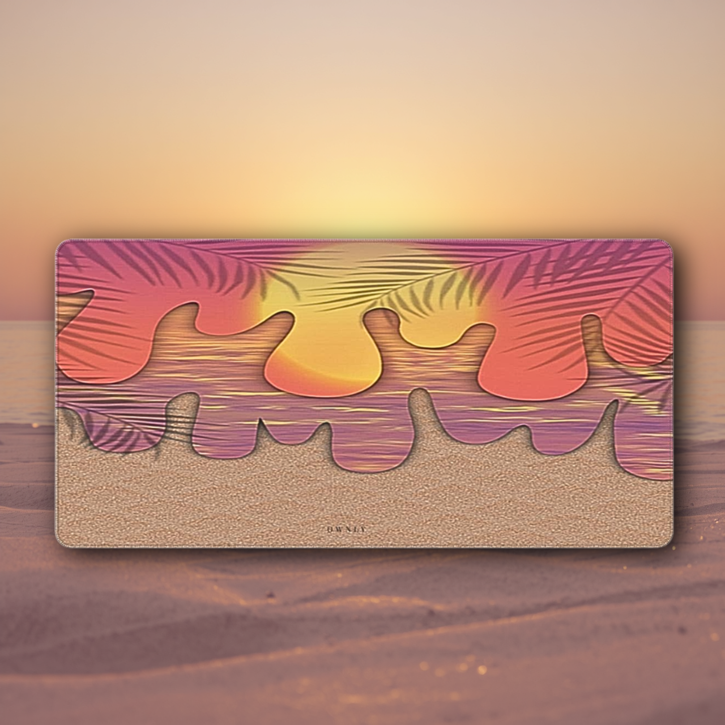 Sunset Drip - Desk Mat