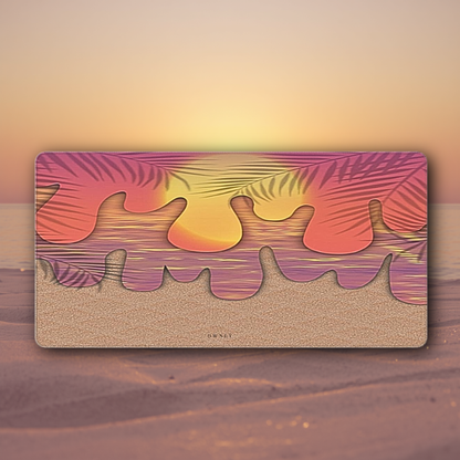 Sunset Drip - Desk Mat
