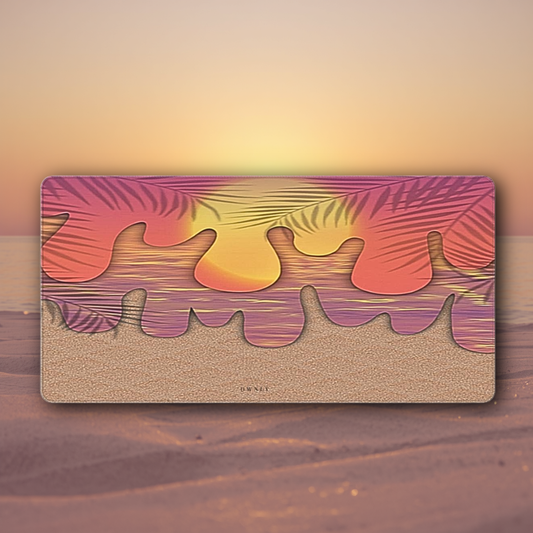 Sunset Drip - Desk Mat