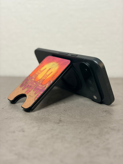 Sunset Drip - Magnetisk Kortholder
