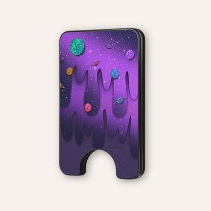 Galaxy Drip - Magnetisk Kortholder