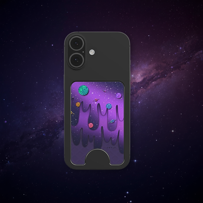 Galaxy Drip - Magnetisk Kortholder