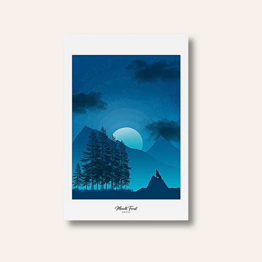 Moonlit Forest - Plakat