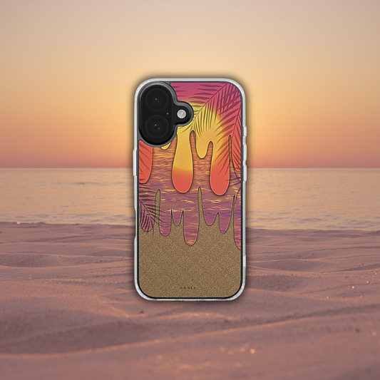 Sunset Drip - Clear Case