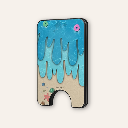 Ocean Drip - Magnetisk Kortholder
