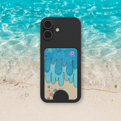 Ocean Drip - Magnetisk Kortholder