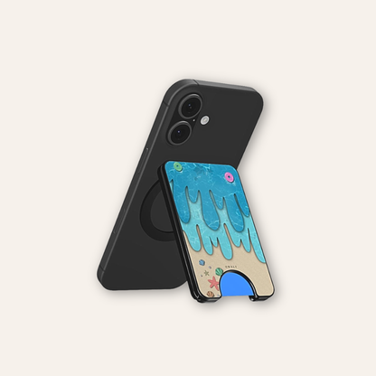 Ocean Drip - Magnetisk Kortholder