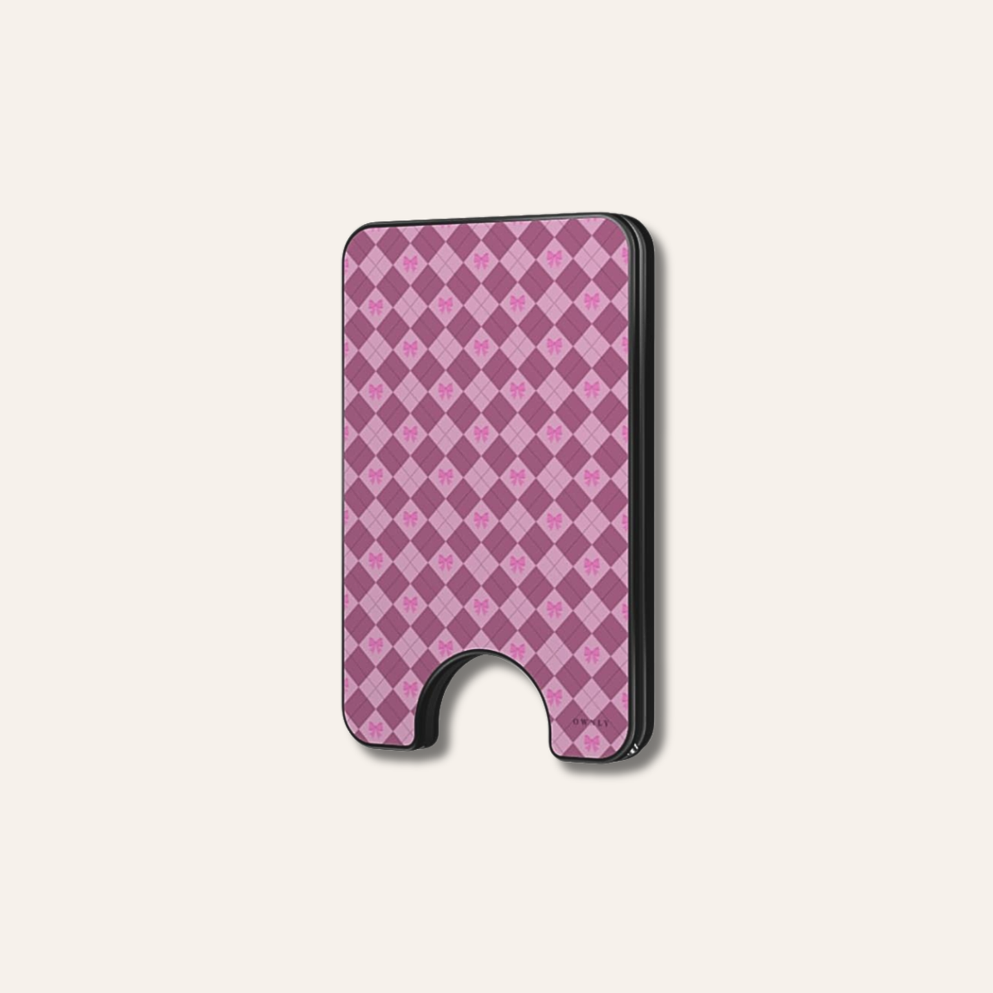 Pink Bow Club - Magnetisk Kortholder