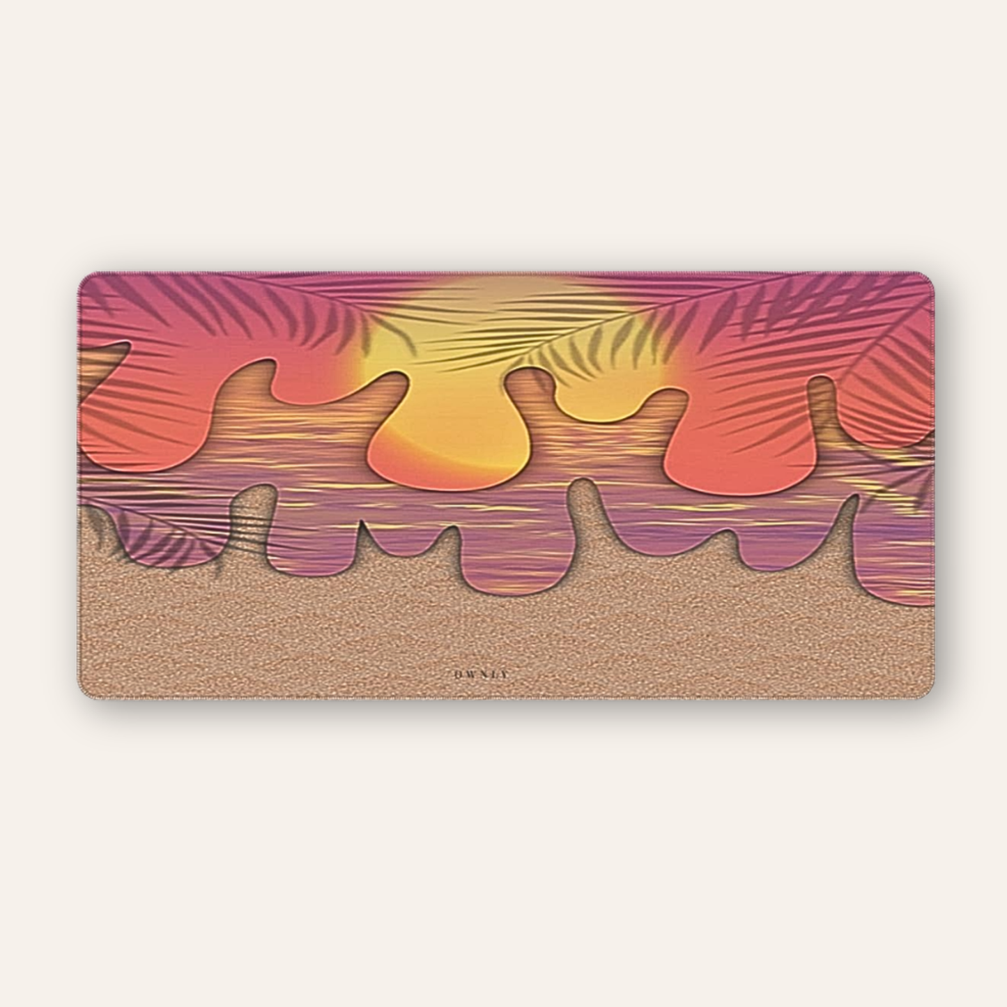 Sunset Drip - Desk Mat