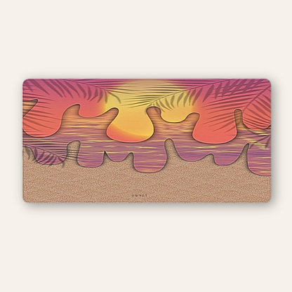 Sunset Drip - Desk Mat