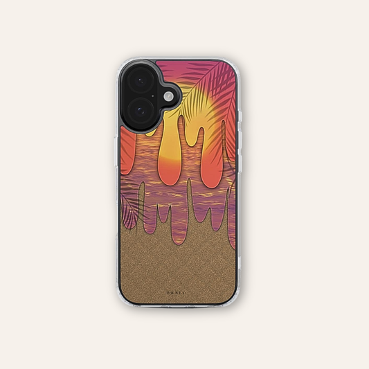Sunset Drip - Clear Case