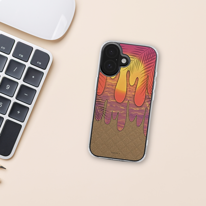 Sunset Drip - Clear Case