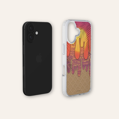 Sunset Drip - Clear Case
